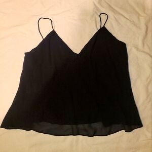 Lauren Ralph Lauren black top. Calmasa. Silk.